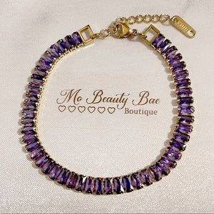 Purple Crystal Bracelet